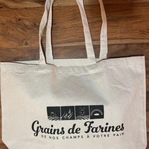 SAC A PAIN COTON Grains de Farines
